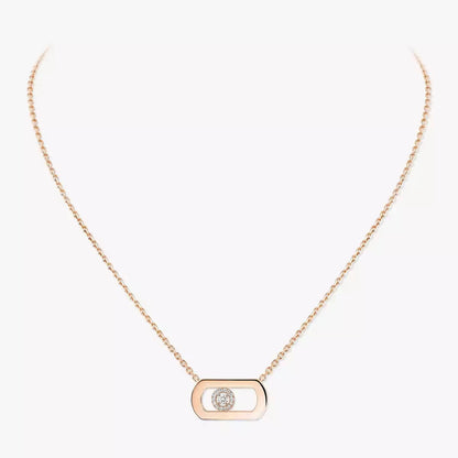 [Aurelle Style]So Move Diamond Necklace in Gold