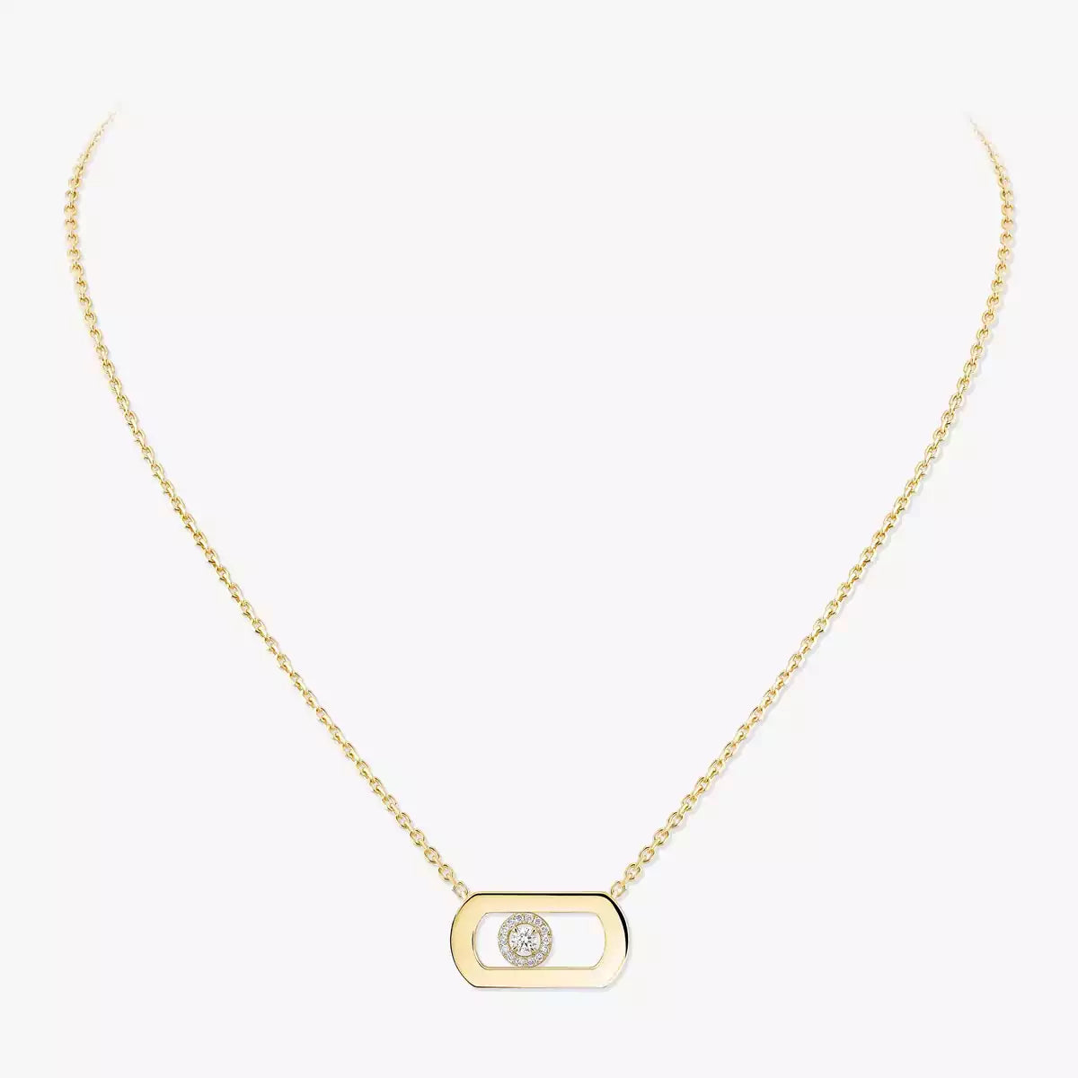 [Aurelle Style]So Move Diamond Necklace in Gold