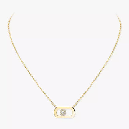 [Aurelle Style]So Move Diamond Necklace in Gold