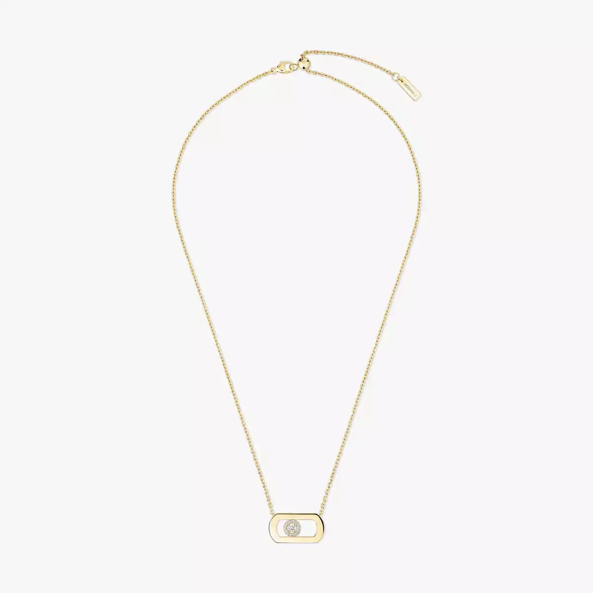 [Aurelle Style]So Move Diamond Necklace in Gold