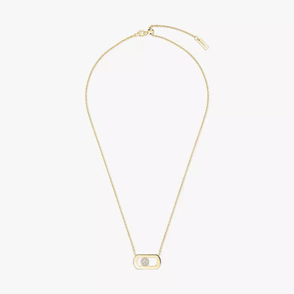 [Aurelle Style]So Move Diamond Necklace in Gold