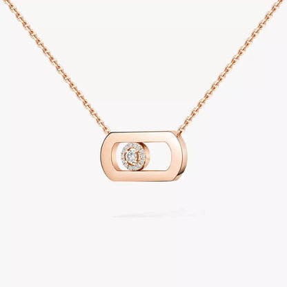 [Aurelle Style]So Move Diamond Necklace in Gold