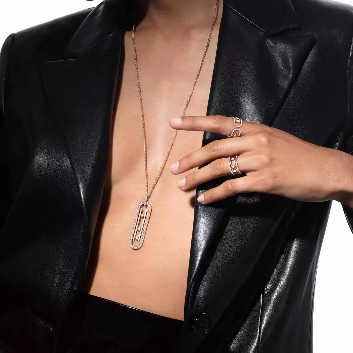 [Aurelle Jewelry]Move 10th Diamond Ring in Gold