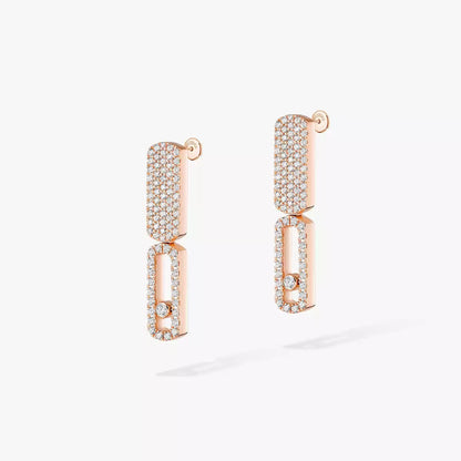 [Aurelle Style]Imperial Move SM Diamond Earrings