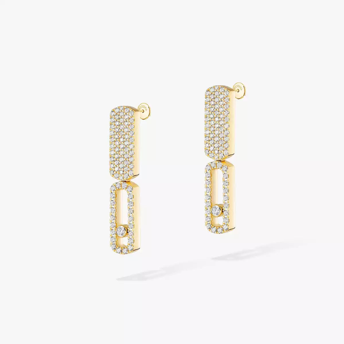 [Aurelle Style]Imperial Move SM Diamond Earrings