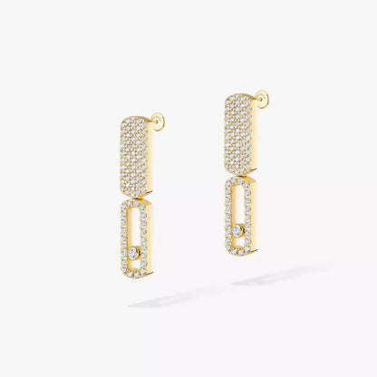 [Aurelle Style]Imperial Move SM Diamond Earrings