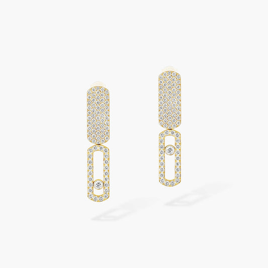 [Aurelle Style]Imperial Move SM Diamond Earrings