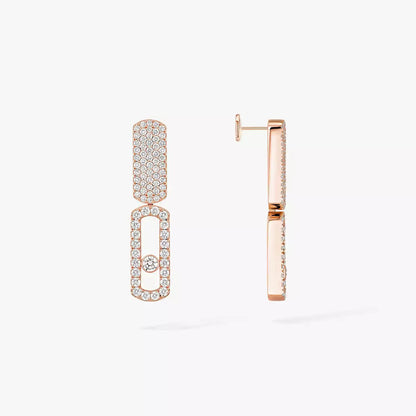 [Aurelle Style]Imperial Move SM Diamond Earrings