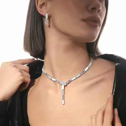 [Aurelle Style]Imperial Move SM Diamond Earrings