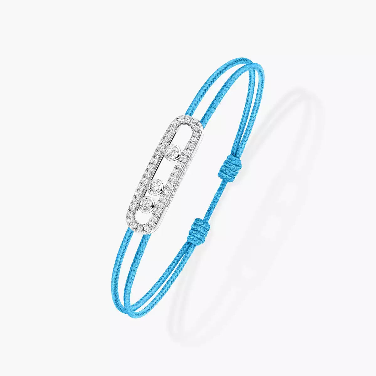 [Aurelle Style]Messika Care(s) pink cord pavé bracelet