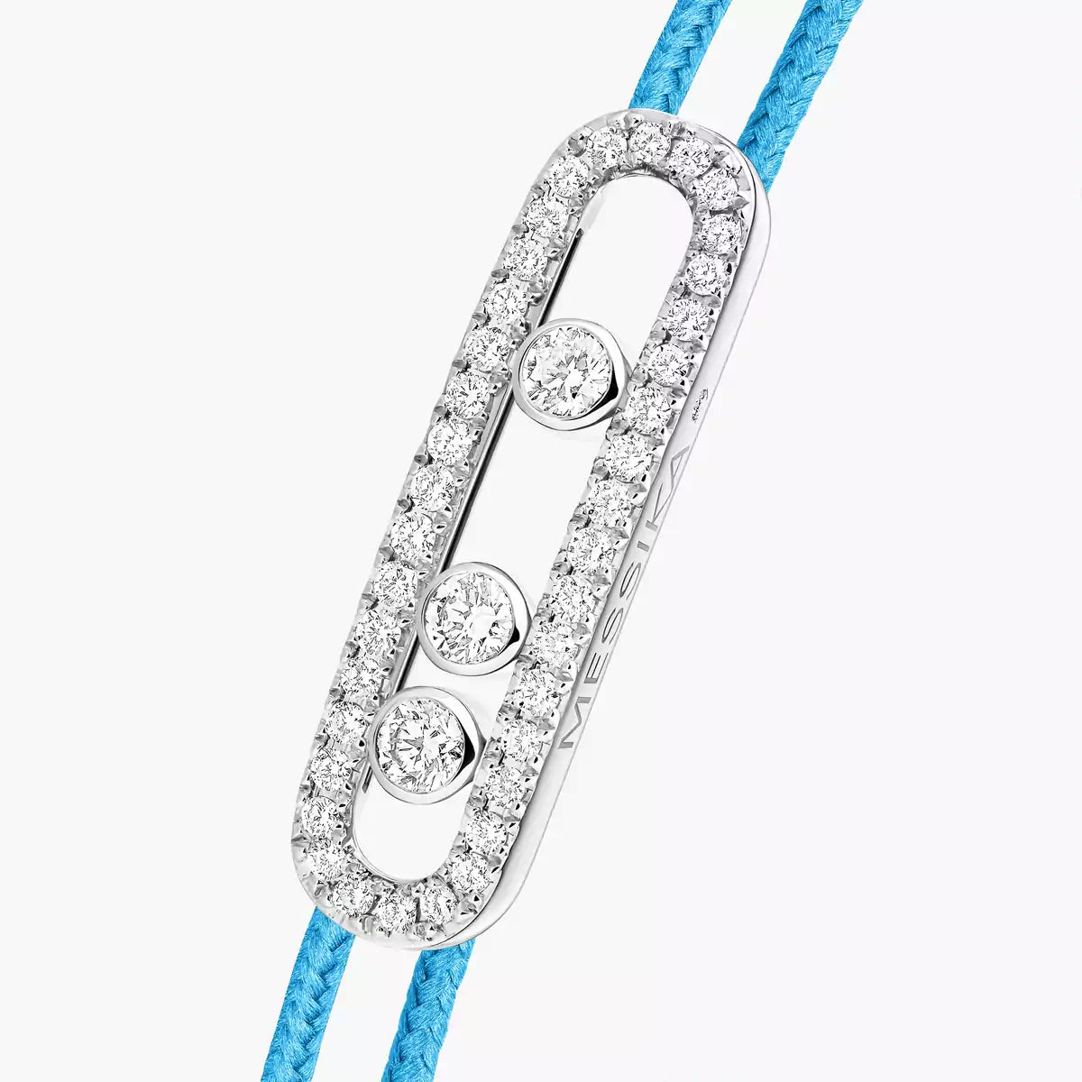 [Aurelle Style]Messika Care(s) pink cord pavé bracelet