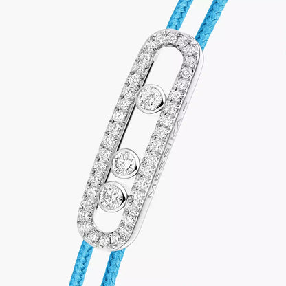 [Aurelle Style]Messika Care(s) pink cord pavé bracelet