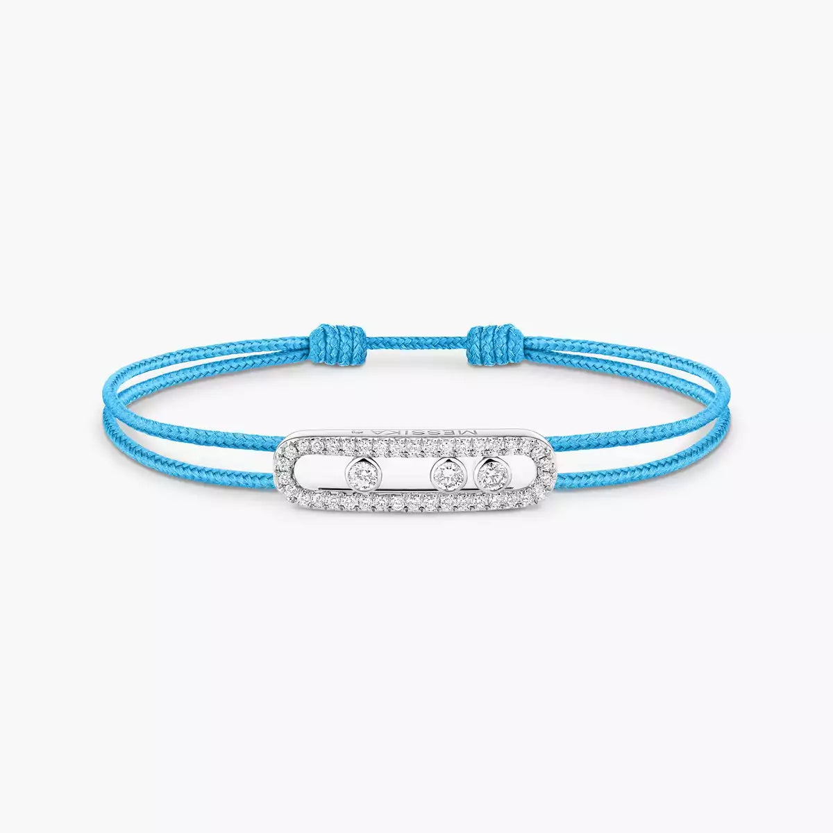 [Aurelle Style]Messika Care(s) pink cord pavé bracelet