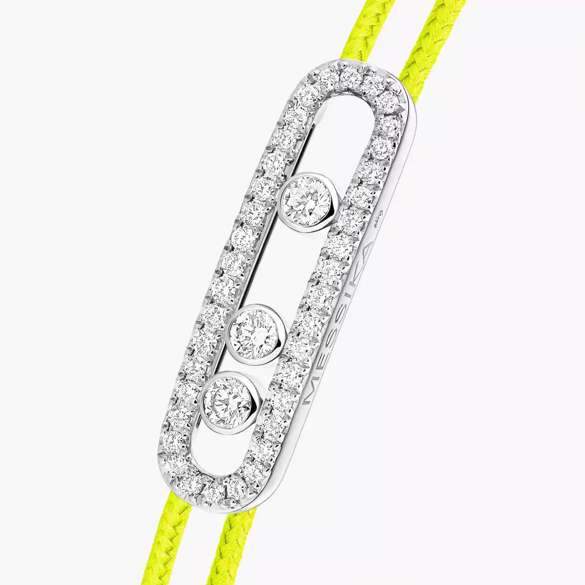 [Aurelle Style]Messika Care(s) pink cord pavé bracelet