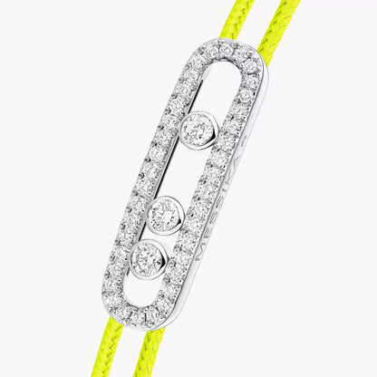 [Aurelle Style]Messika Care(s) pink cord pavé bracelet