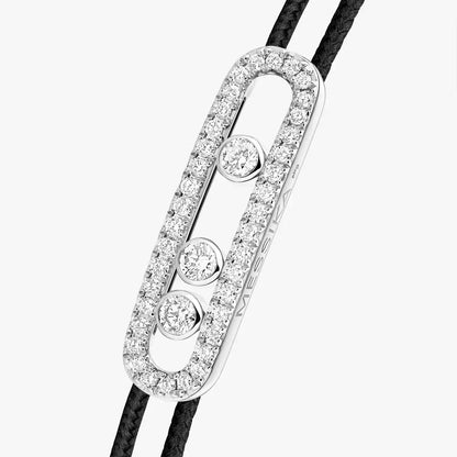 [Aurelle Style]Messika Care(s) pink cord pavé bracelet