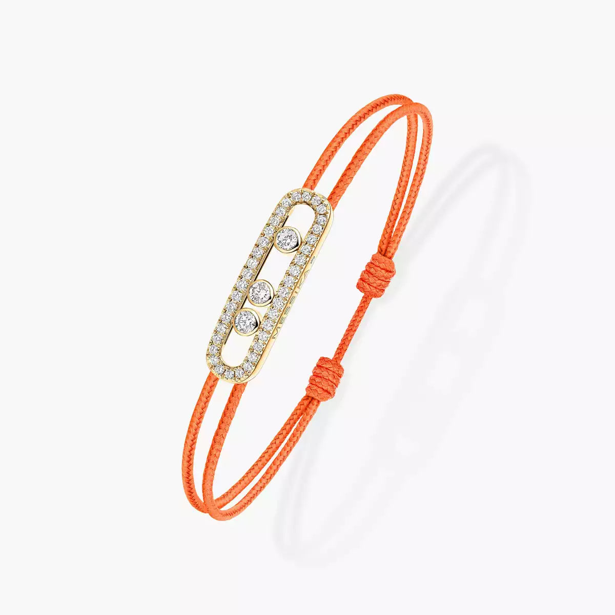 [Aurelle Style]Messika Care(s) pink cord pavé bracelet