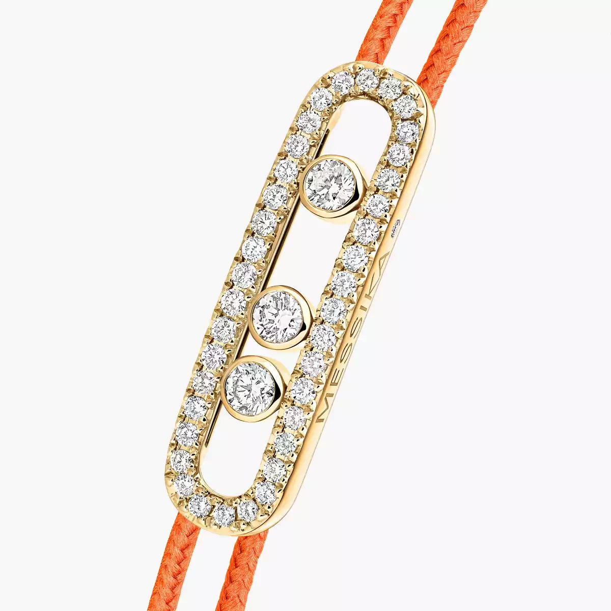 [Aurelle Style]Messika Care(s) pink cord pavé bracelet