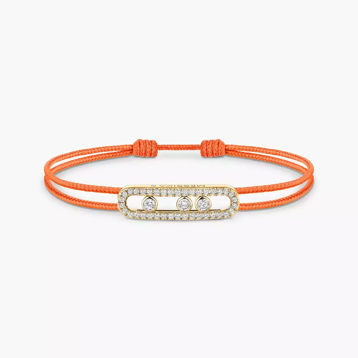 [Aurelle Style]Messika Care(s) pink cord pavé bracelet