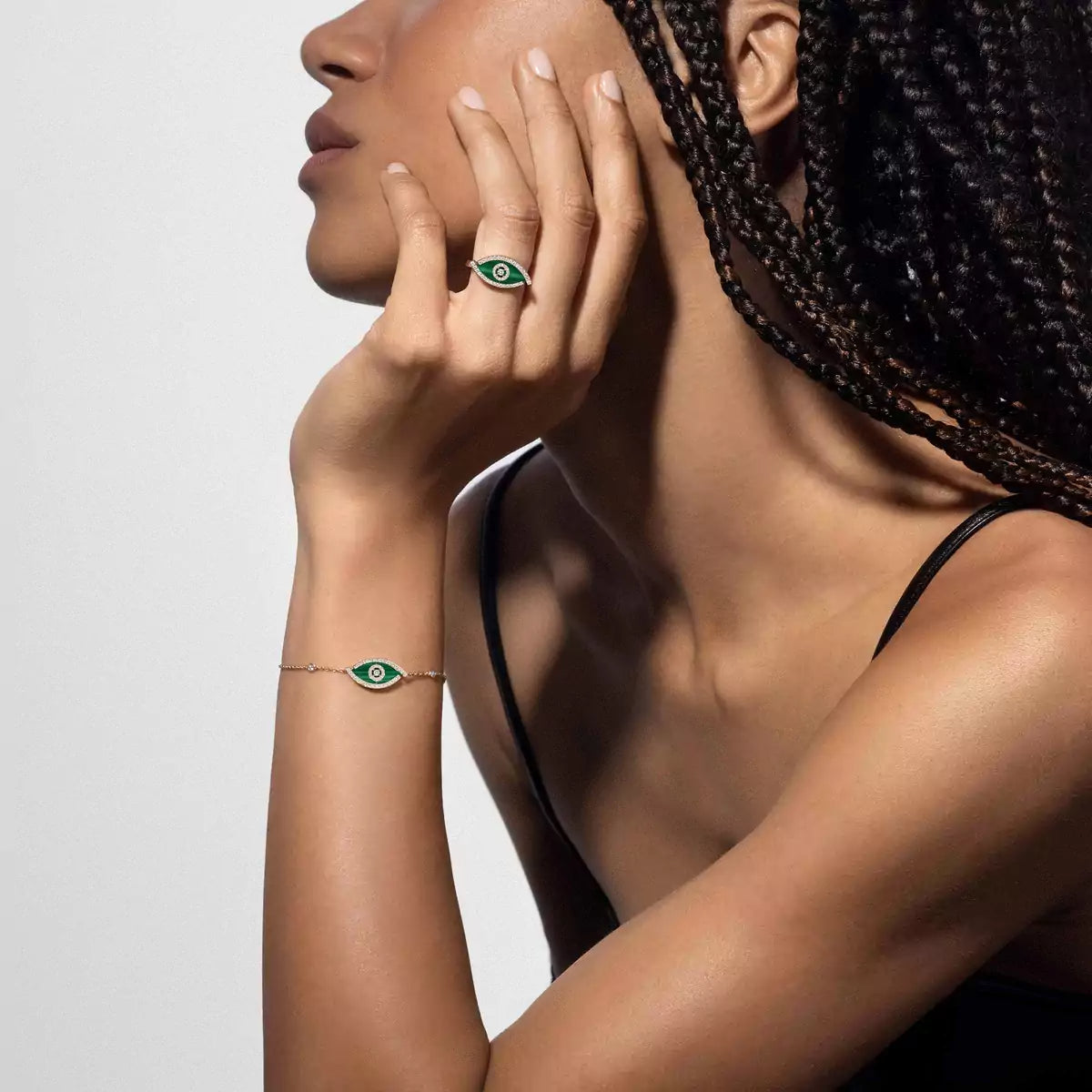 [Aurelle Style]Lucky Eye Diamond Bracelet