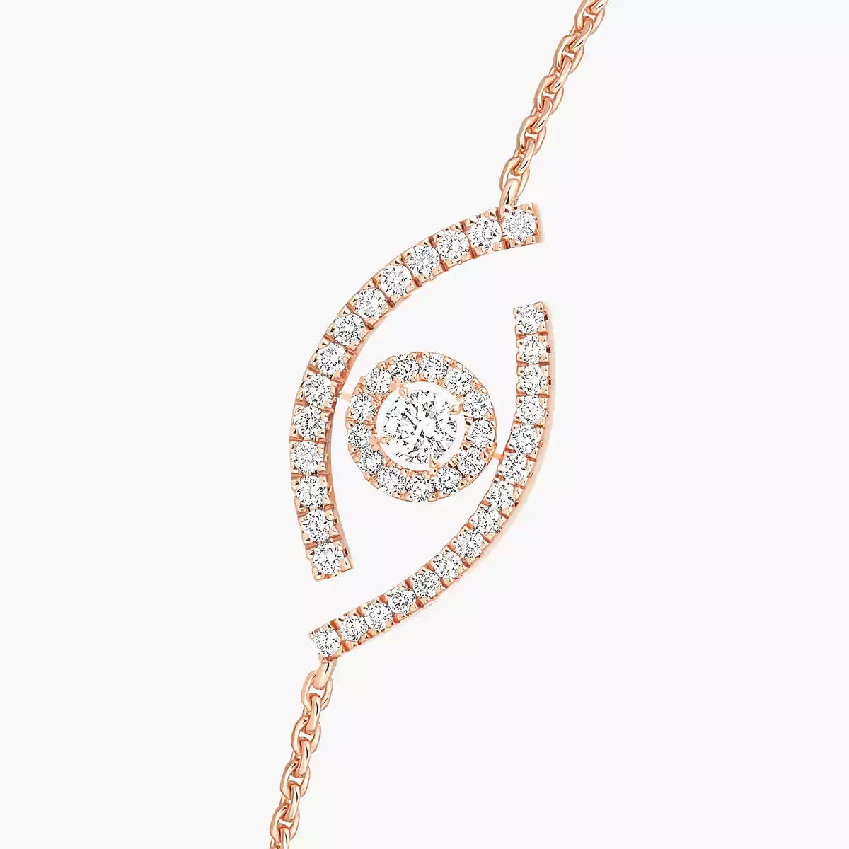 [Aurelle Style]Lucky Eye Pave-Set Diamond Bracelet