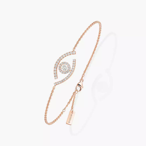 [Aurelle Style]Lucky Eye Pave-Set Diamond Bracelet