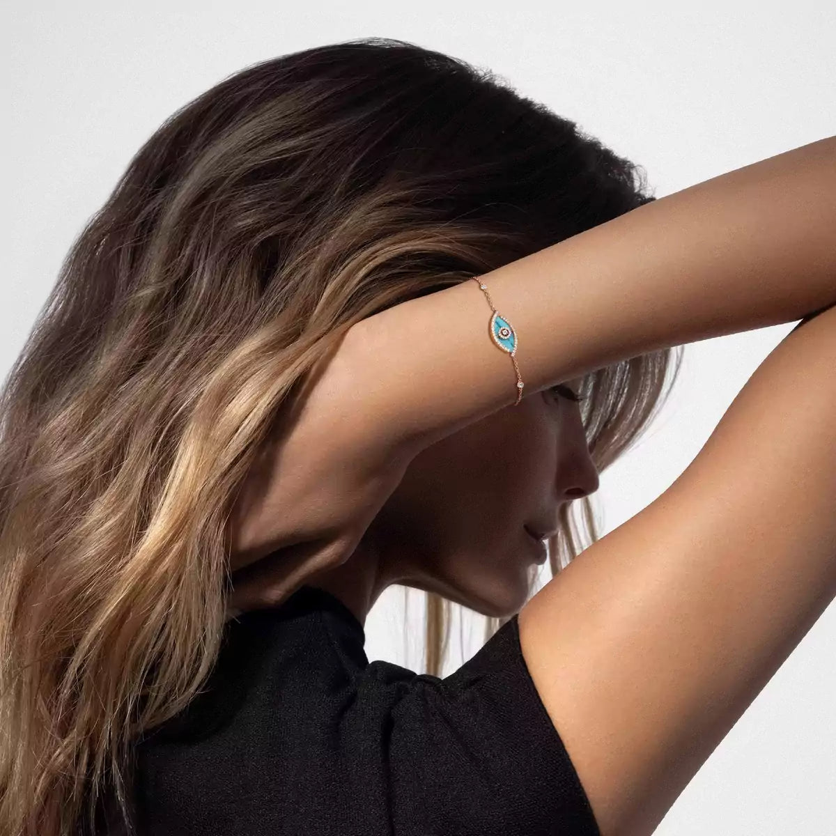 [Aurelle Style]Lucky Eye Diamond Bracelet