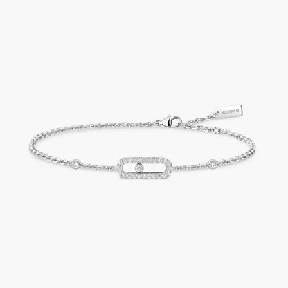 [Aurelle Style]Move Uno Diamond Bracelet