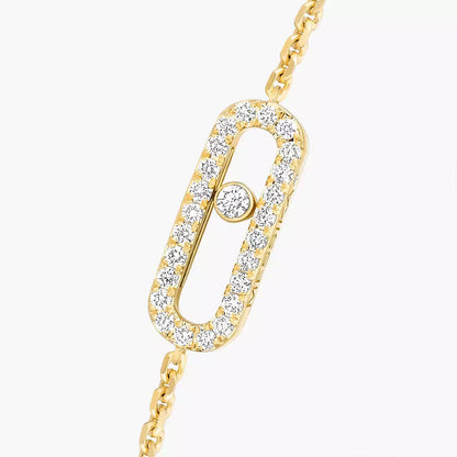 [Aurelle Style]Move Uno Diamond Bracelet