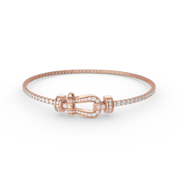 [Aurelle Style]FORCE  HORSESHOE  DIAMOND TENNIS BRACELET