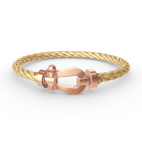 [Aurelle Style]FORCE LARGE HORSESHOE NO DIAMOND BRACELET ROSE GOLD
