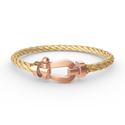 [Aurelle Style]FORCE LARGE HORSESHOE NO DIAMOND BRACELET ROSE GOLD