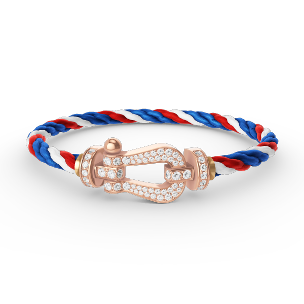 [Aurelle Style]FORCE LARGE HORSESHOE FULL DIAMOND BRACELET ROSE GOLD