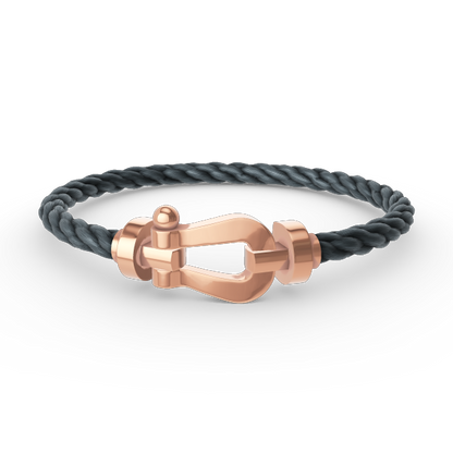 [Aurelle Style]FORCE LARGE HORSESHOE NO DIAMOND BRACELET ROSE GOLD