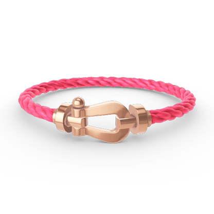 [Aurelle Style]FORCE LARGE HORSESHOE NO DIAMOND BRACELET ROSE GOLD