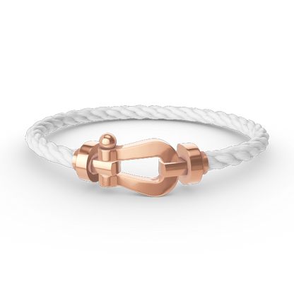 [Aurelle Style]FORCE LARGE HORSESHOE NO DIAMOND BRACELET ROSE GOLD