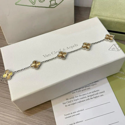 [Aurelle Style] CLOVER 5 MOTIF LASER BRACELET COLLECTION