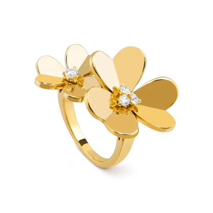 [Aurelle Style]CLOVER COMOS GOLD DIAMOND RING