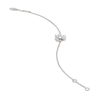 [Aurelle Style]FRIVOLE SILVER FLOWER DIAMOND BRACELET