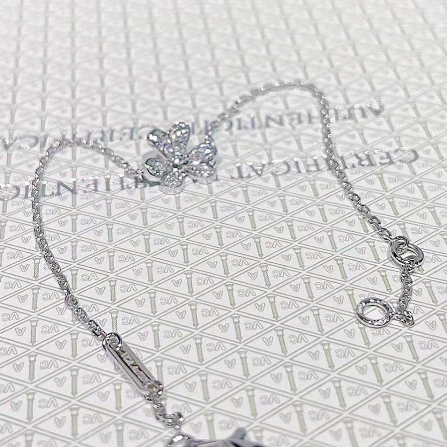 [Aurelle Style]FRIVOLE SILVER FLOWER DIAMOND BRACELET
