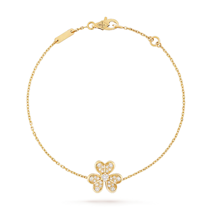 [Aurelle Style]FRIVOLE GOLD FLOWER DIAMOND BRACELET