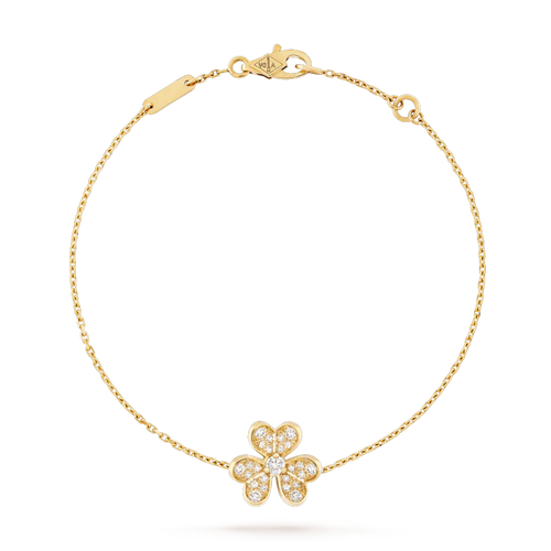 [Aurelle Style]FRIVOLE GOLD FLOWER DIAMOND BRACELET