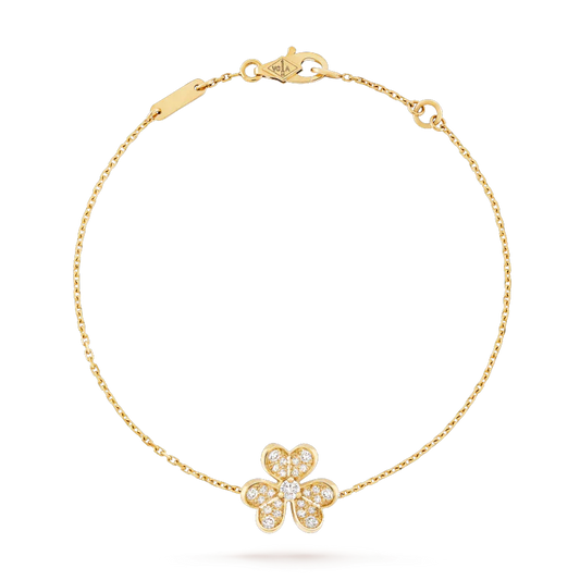 [Aurelle Style]FRIVOLE GOLD FLOWER DIAMOND BRACELET