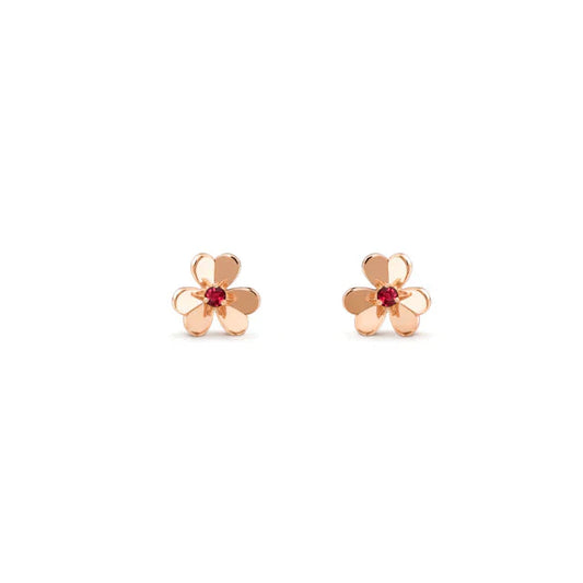 [Aurelle Style]FRIVOLE  FLOWER PINK EARRINGS