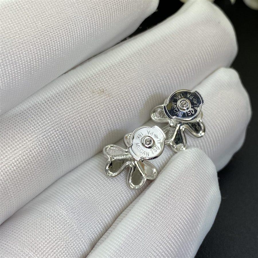 [Aurelle Style]FRIVOLE MINI SILVER FLOWER EARRINGS