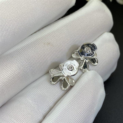 [Aurelle Style]FRIVOLE MINI SILVER FLOWER EARRINGS