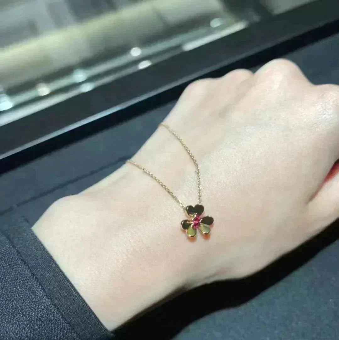 [TOP]FRIVOLE GOLD FLOWER NECKLACE