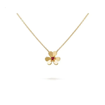 [Aurelle Style]FRIVOLE GOLD FLOWER NECKLACE