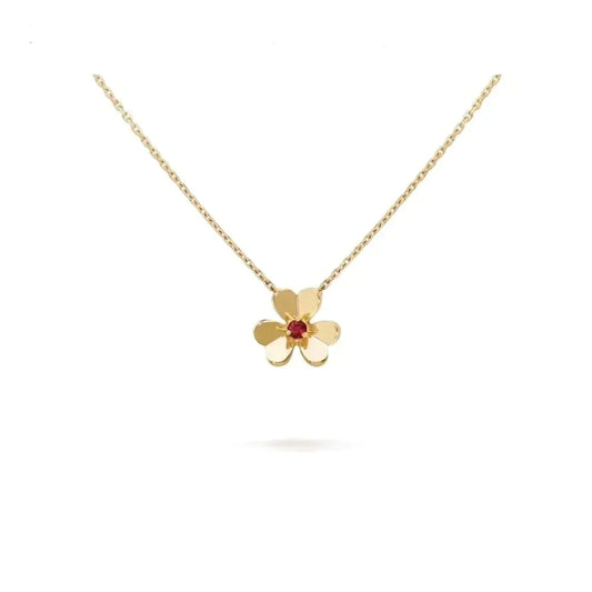 [Aurelle Style]FRIVOLE GOLD FLOWER NECKLACE