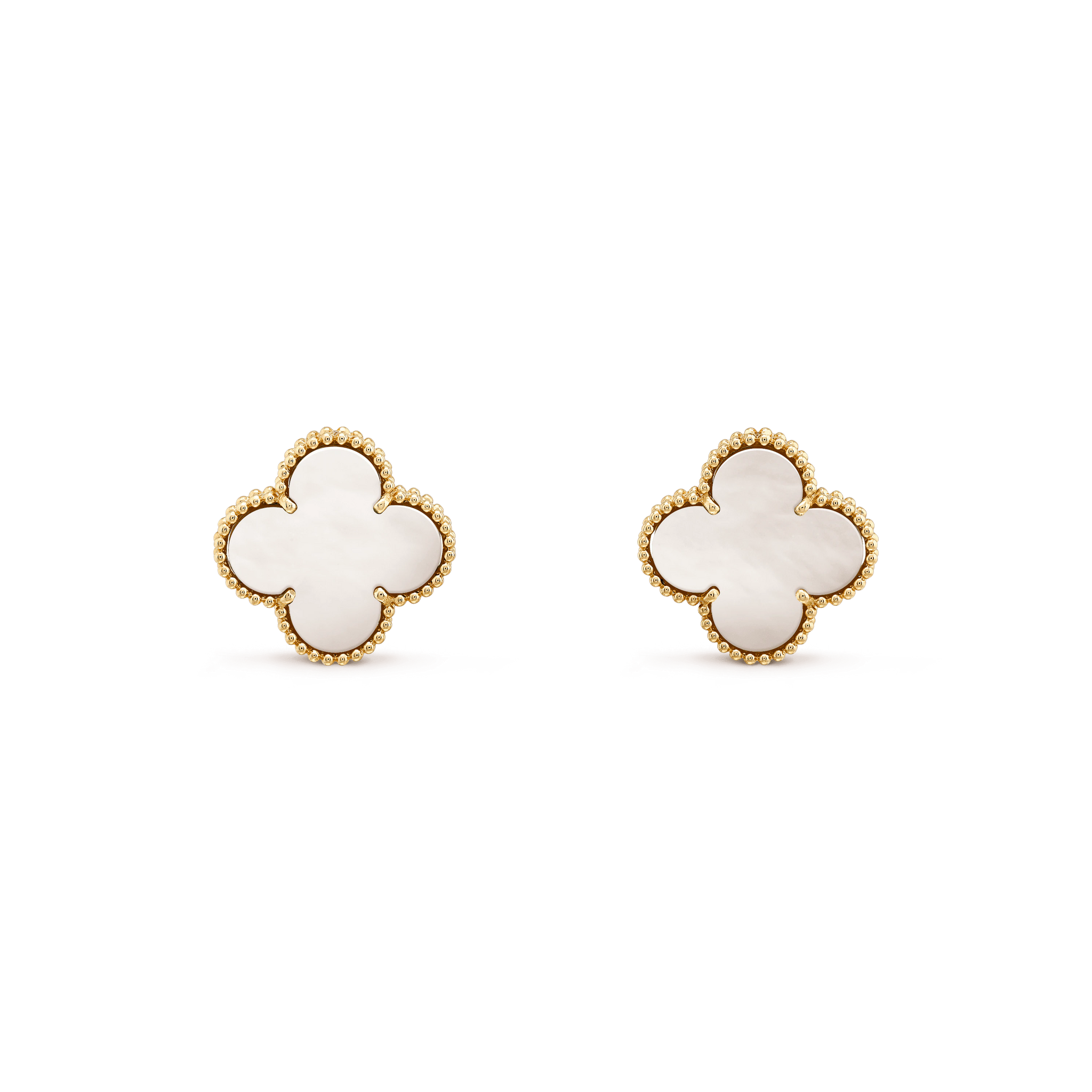 [Aurelle Style]CLOVER MINI GOLD EARRINGS